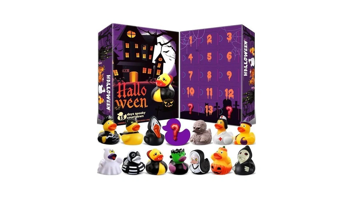 Halloween Advent Calendar 2026, Horror Rubber Ducks With 2 Hidden