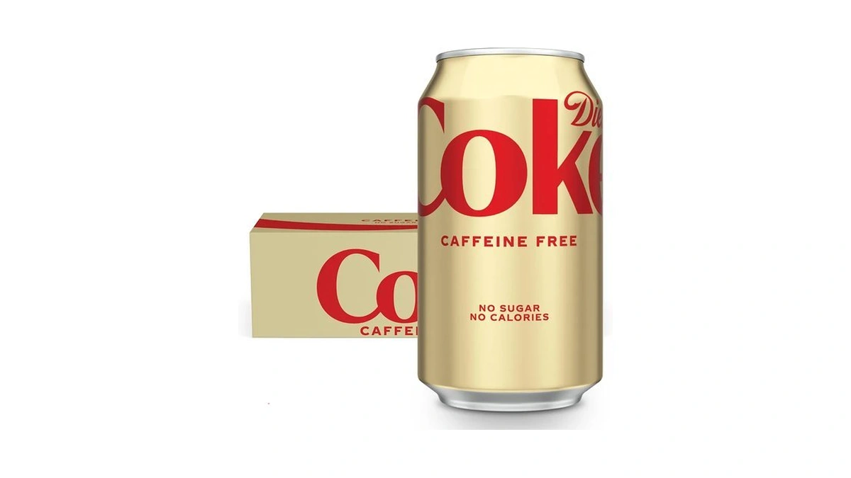 Diet Coke Caffeine-free Soda Soft Drink Fridge Pack Cans, 12
