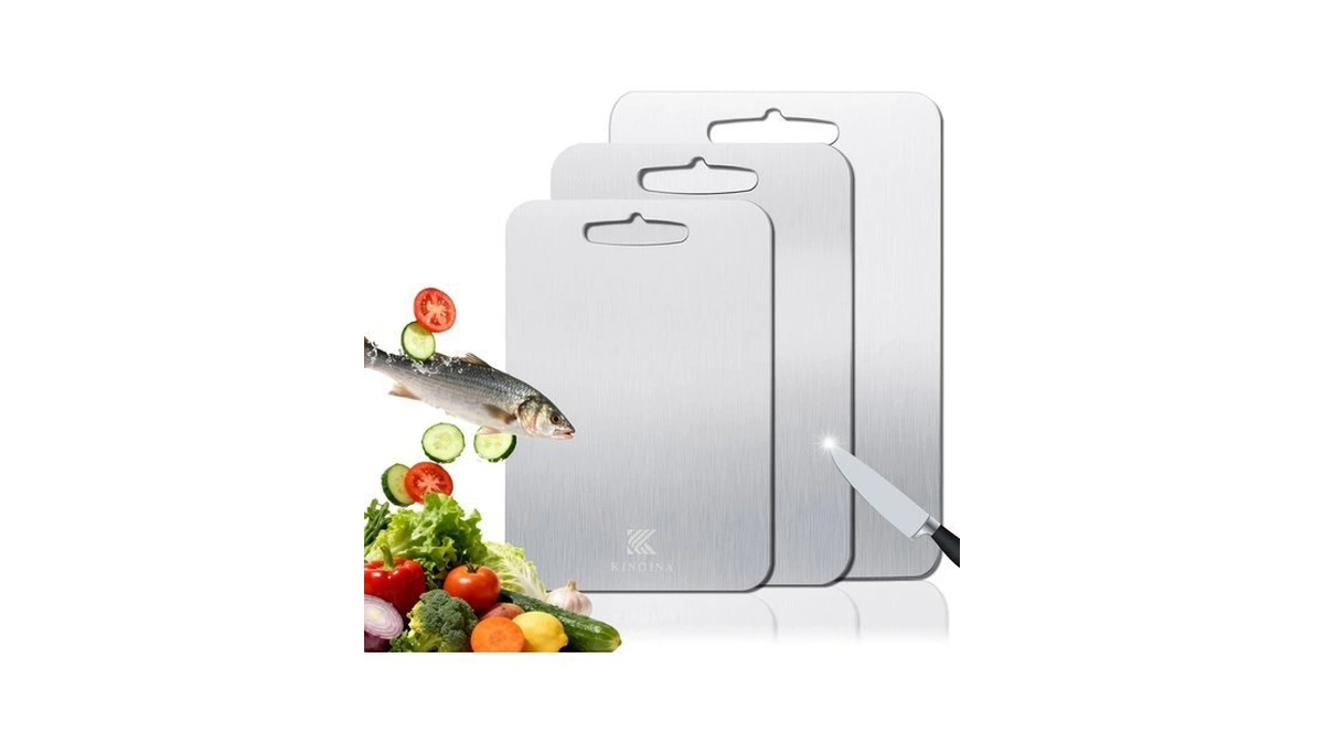 Titanium Cutting Board-100% Pure Titanium, Lightweight & Non-toxic