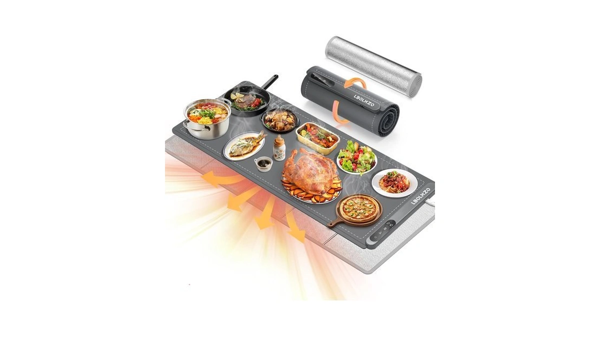 Lbolhzo Warming Mat For Food Extra Large 36"x16" 580w Food