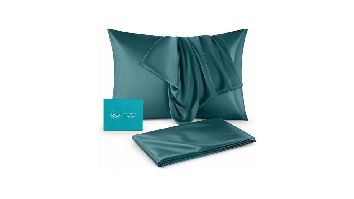 Mulberry Silk Pillowcase Standard Size, Hidden Zipper Silk Pillow Cases,