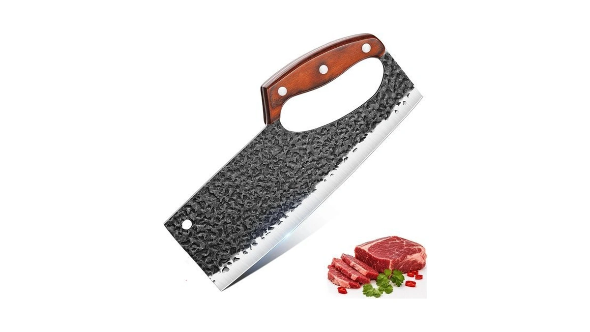 Rococo Easy Handle Meat Cleaver - Effort Saving Chef Knife