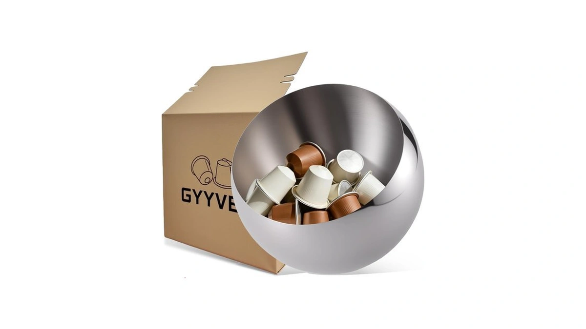 Gyyves Large Capacity Coffee Pod Holder – Stainless Steel Pod