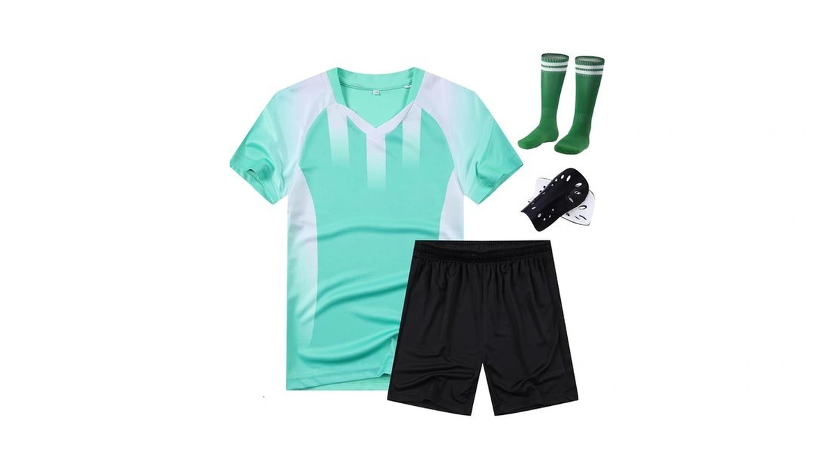 Weangcw8238jian Children's Football Uniform Set, Boys And Girls Training Short-sleeved