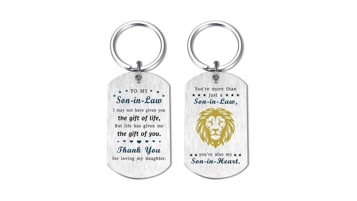 Ee&yu Son In Law Gifts, Groom Birthday Wedding Keychain From