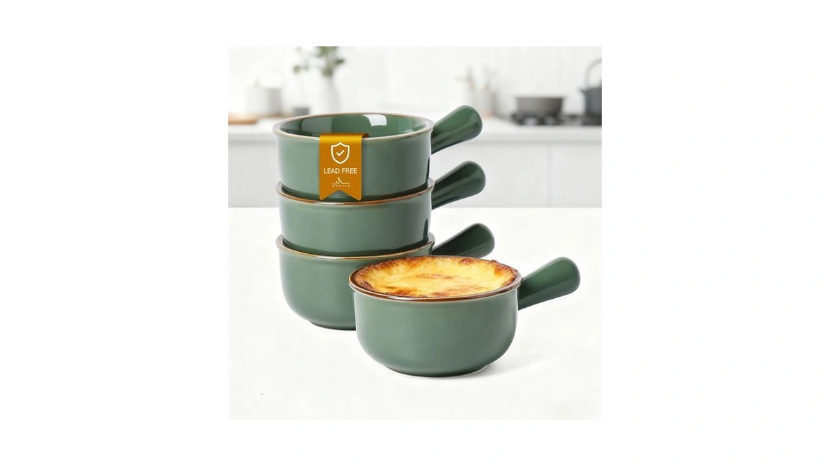 Monito 26 Oz French Onion Soup Bowls,ceramic Soup Bowls With