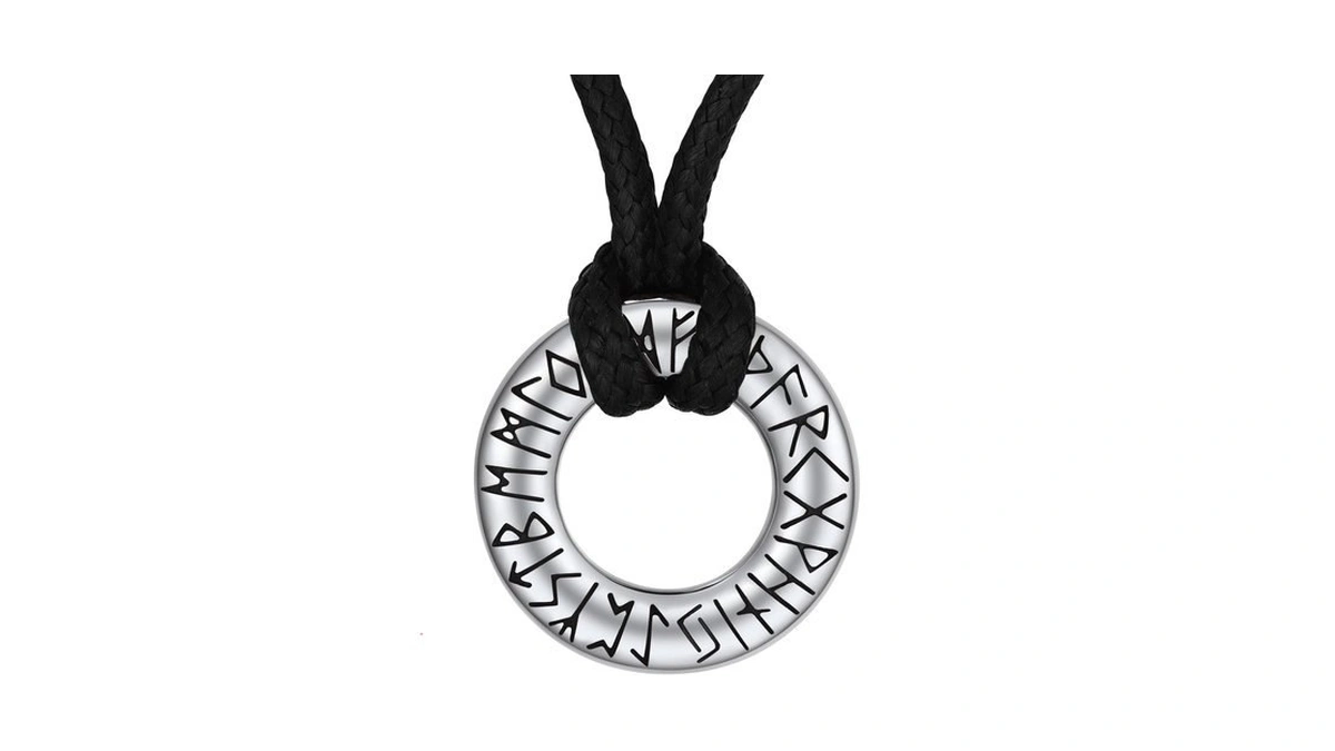 Chainspromax Men Leather Necklace Viking Necklace For Men Norse Necklace