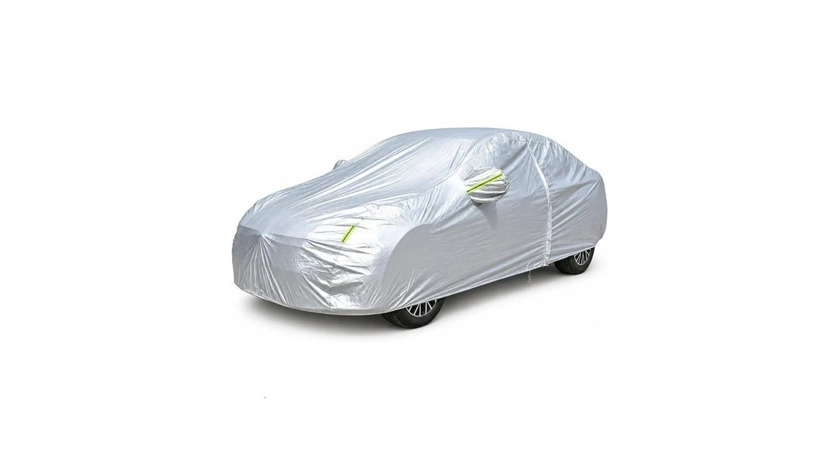 G-plus Waterproof Car Cover All Weather For Sedan,silver
