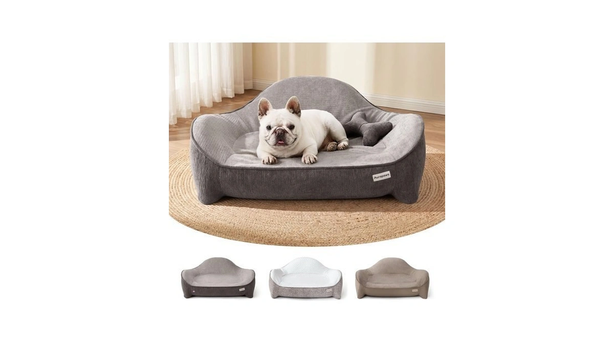 Aurapaws Dog Bed For Medium Sized Dog, Extra Thick Memory