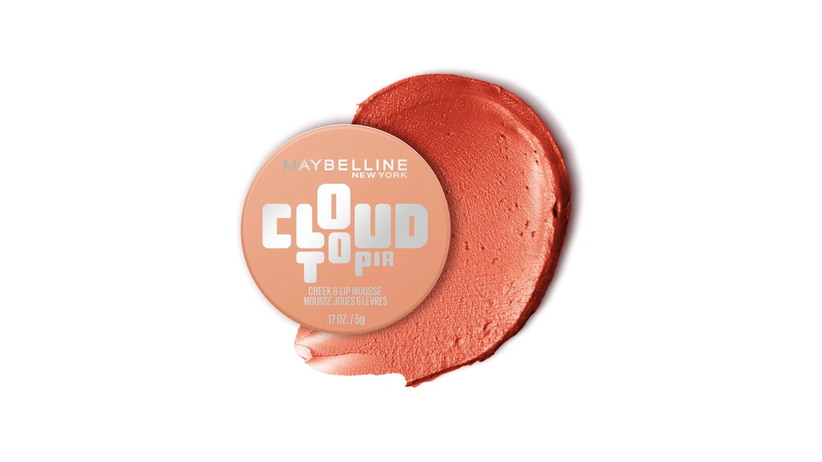 Maybelline Cloudtopia Blush For Cheeks And Lip Mousse, Ultra-vivid, Pigmented