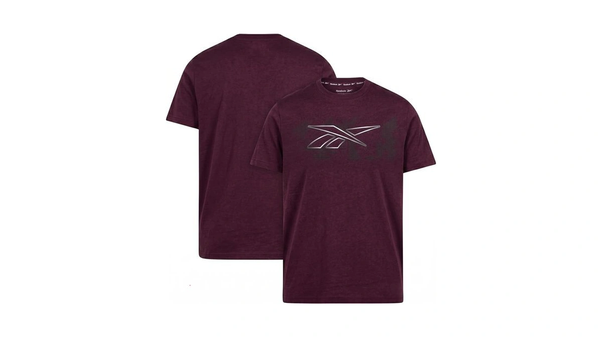 Reebok Boys Id Logo Tee T-shirt, Berry, 5