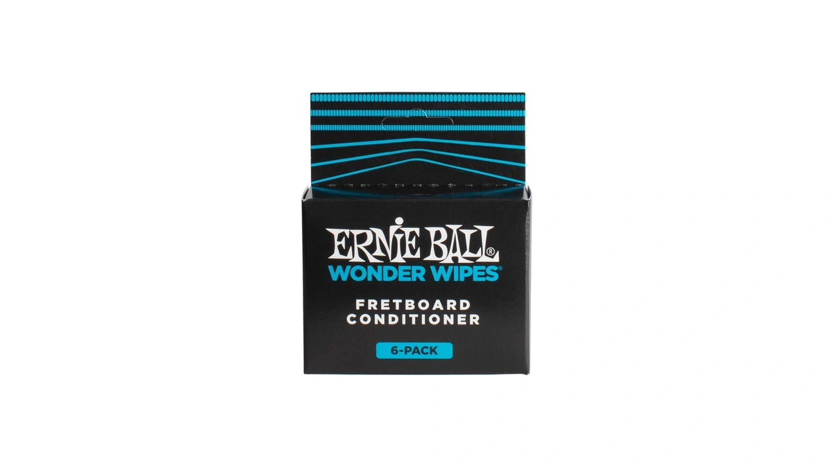 Ernie Ball Wonder Wipes Fretboard Conditioner, 6-pack (p04276)