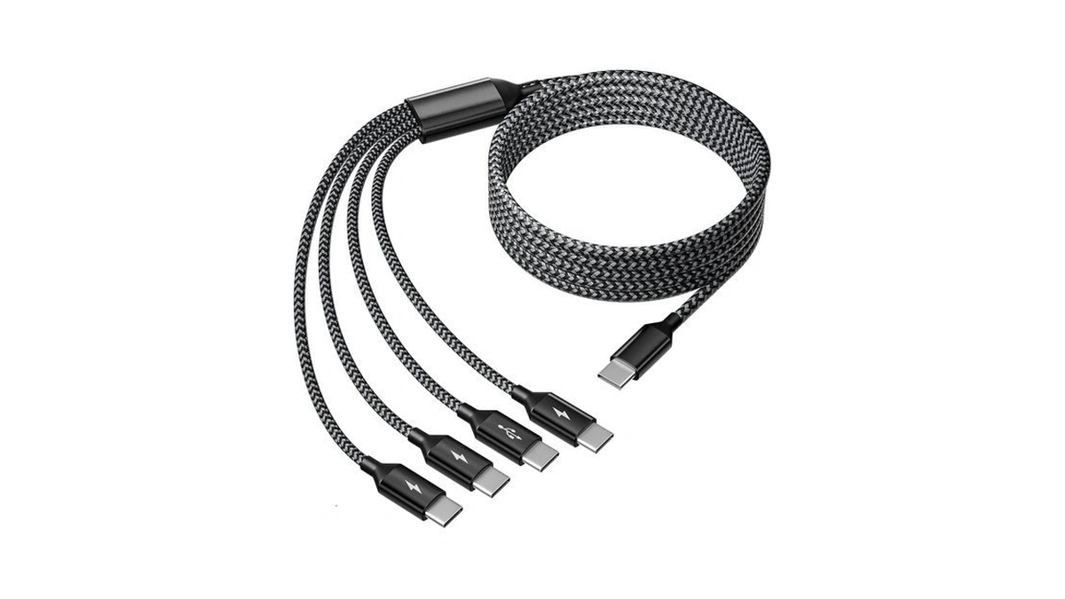 Usbc To Usbc Cable, 4 In 1 Usb C Multi