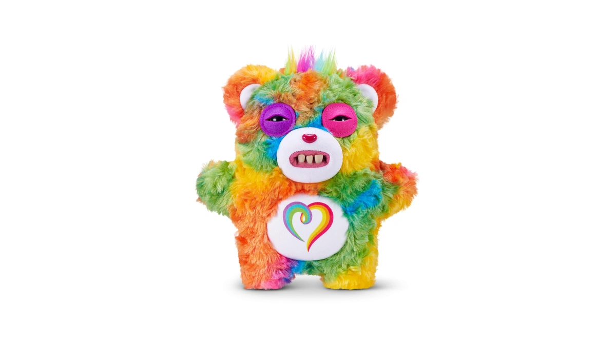 Fuggler Care Bears 9-inch Plush Toy (togetherness Bear) By Zuru