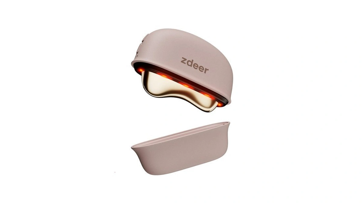 Zdeer Gs5 Electric Heated Gua Sha Tool, Red Light Face
