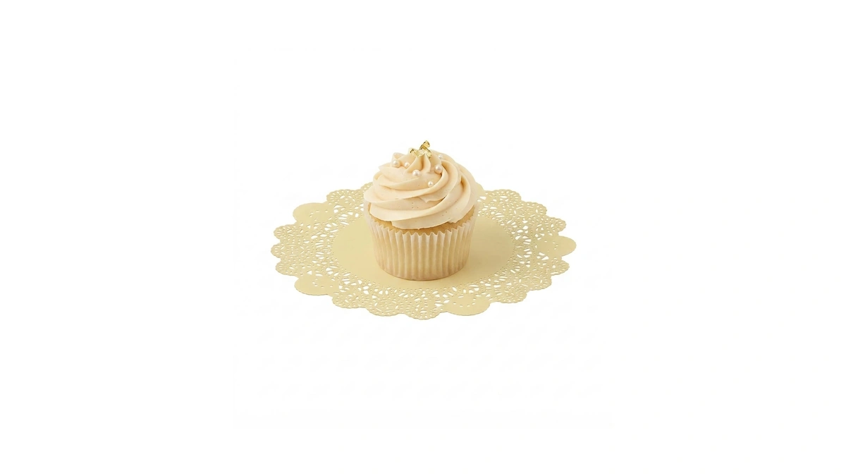 Restaurantware Round Yellow Paper Doilies, 8 In, 4000 Pack