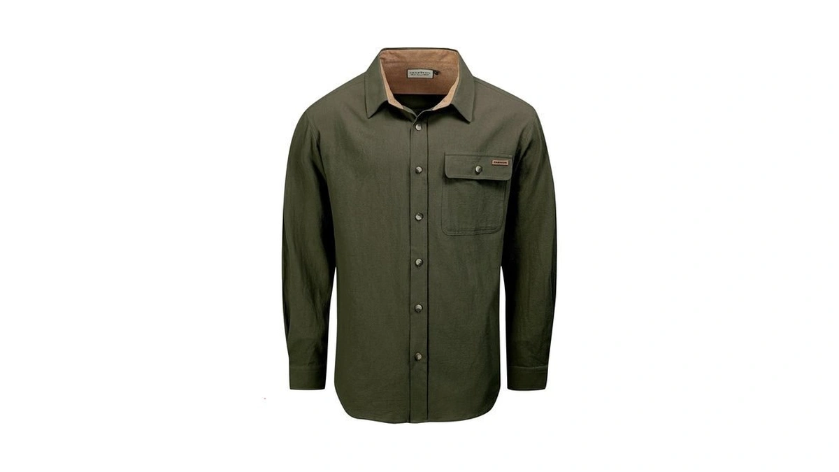 Drazivon Men's Button Down Long Sleeve 100% Cotton Flannel Shirt