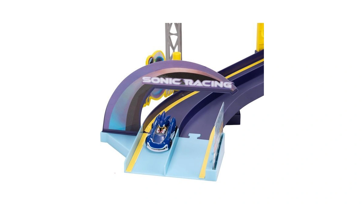 Sonic The Hedgehog E-stadium Track Set With 1:64 Die Cast
