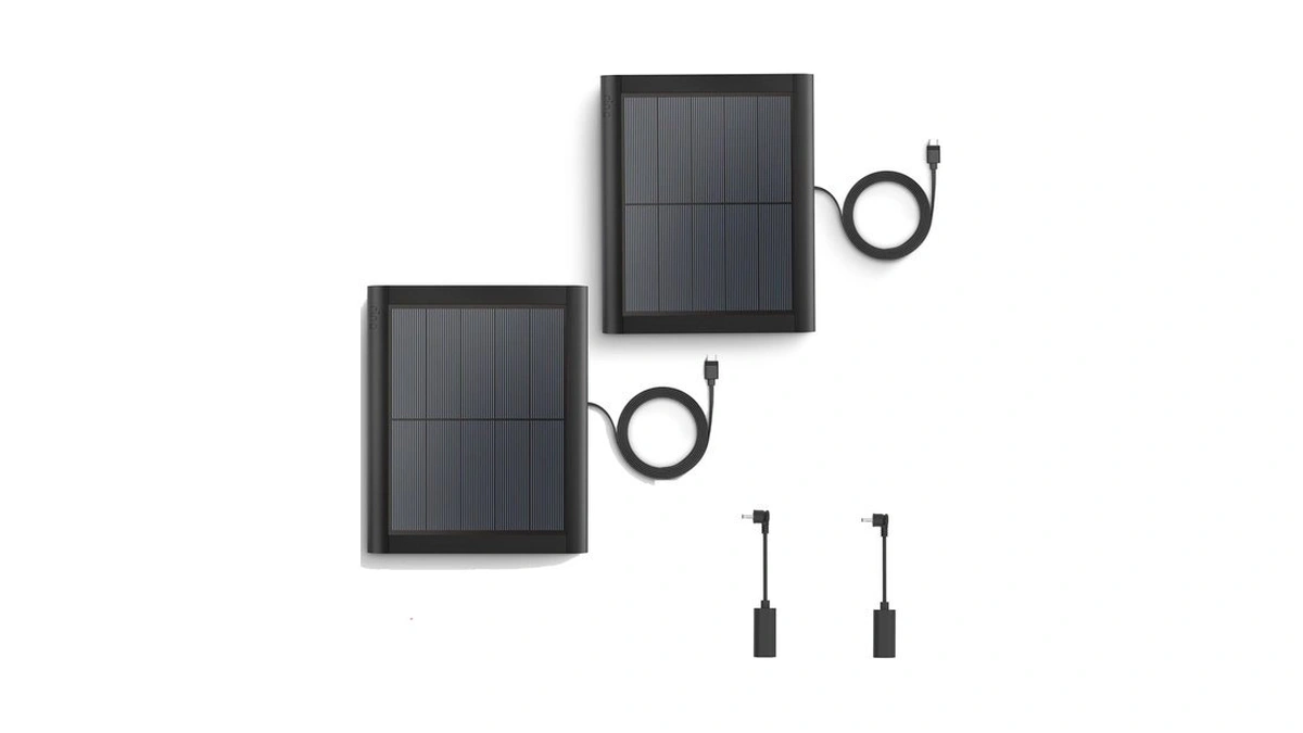 2 Pack Ring Solar Panel(2nd Generation), 5w Ring Solar Panel