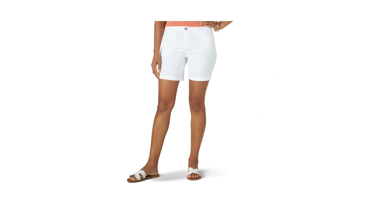Lee Womens Legendary Chino Walkshort White