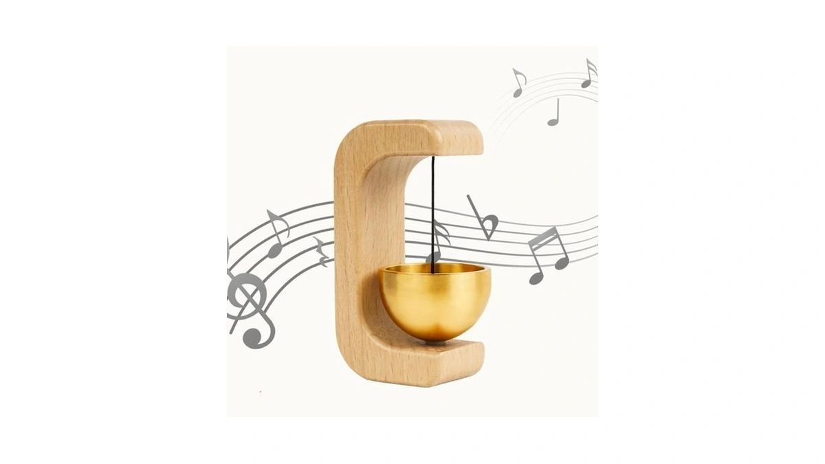 Amazon : Magnetic Wooden Doorbell, C Shaped Door