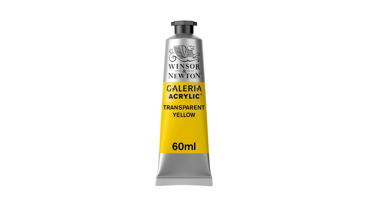 Winsor & Newton Galeria Acrylic Color, 60ml Tube, Transparent Yellow
