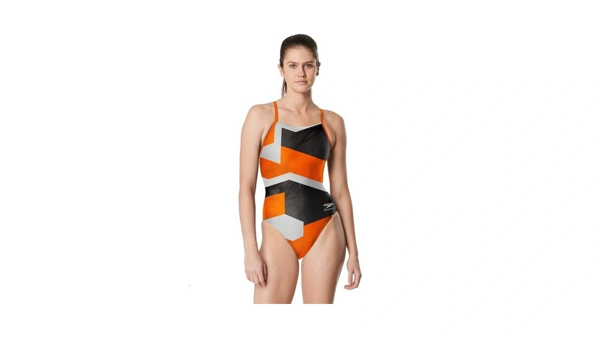 Speedo 8719225384724 Glimmer Flyback Team Orange 24