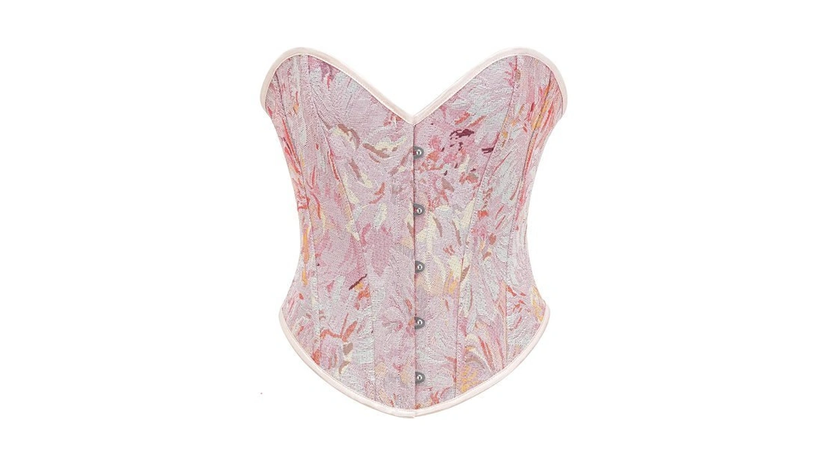 Nzfxyf Women Vintage Renaissance Floral Lace Up Bustier Corset Shapewear