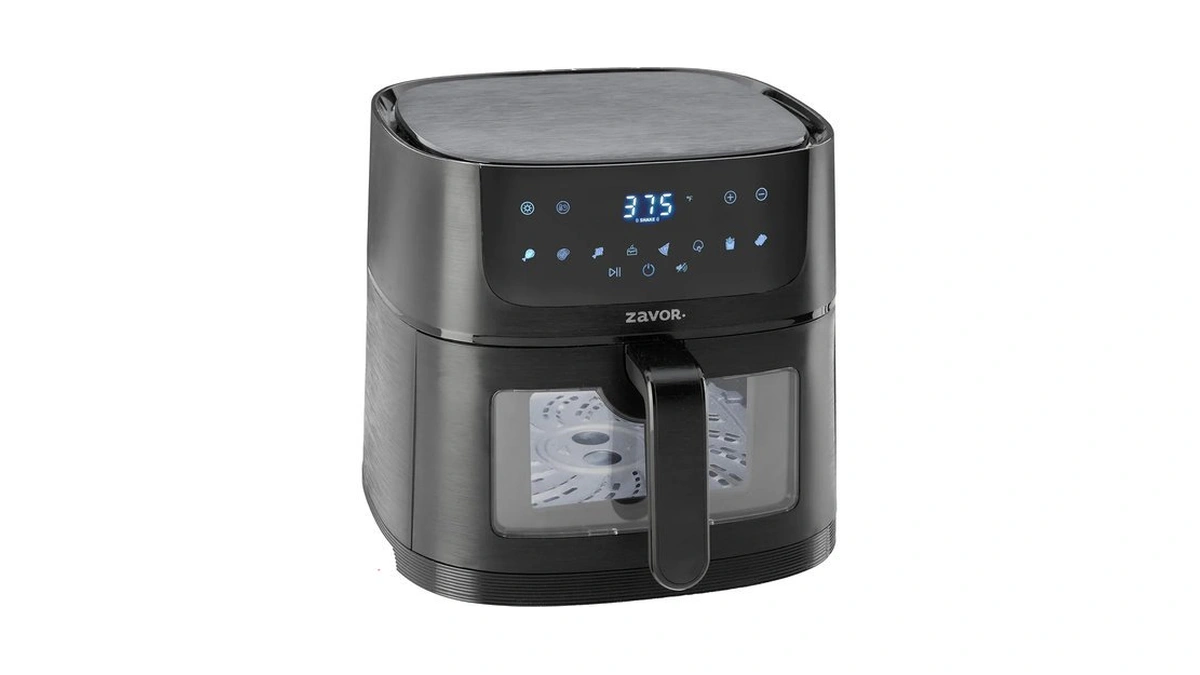 Zavor Sizzle 6 Qt Air Fryer With Basket And Clear