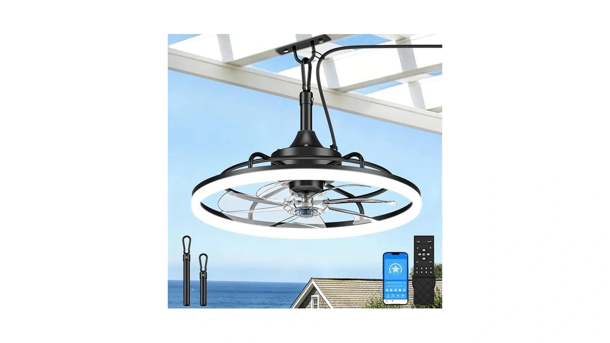 Volisun Outdoor Ceiling Fans Amazon
