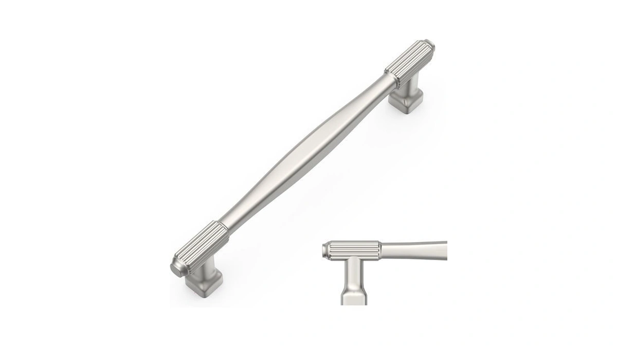 Amazon coupon: Amerdeco Brushed Satin Nickel Cabinet Pu