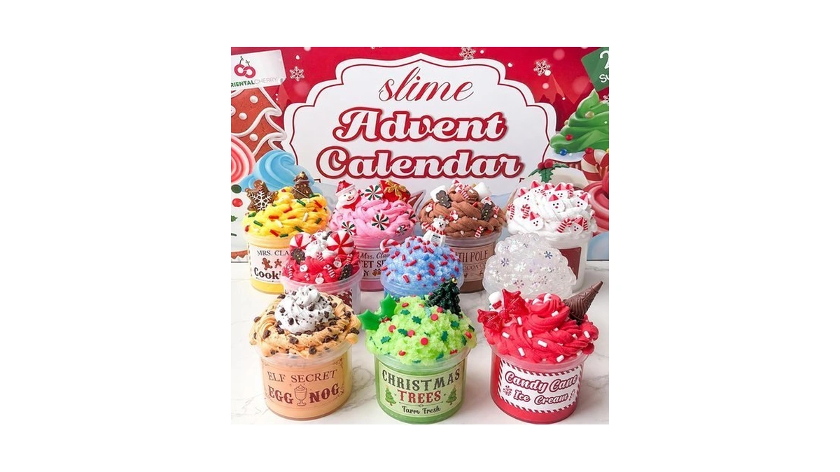 Advent Calendar 2026-24 Days Of Slime And Charms Kit -