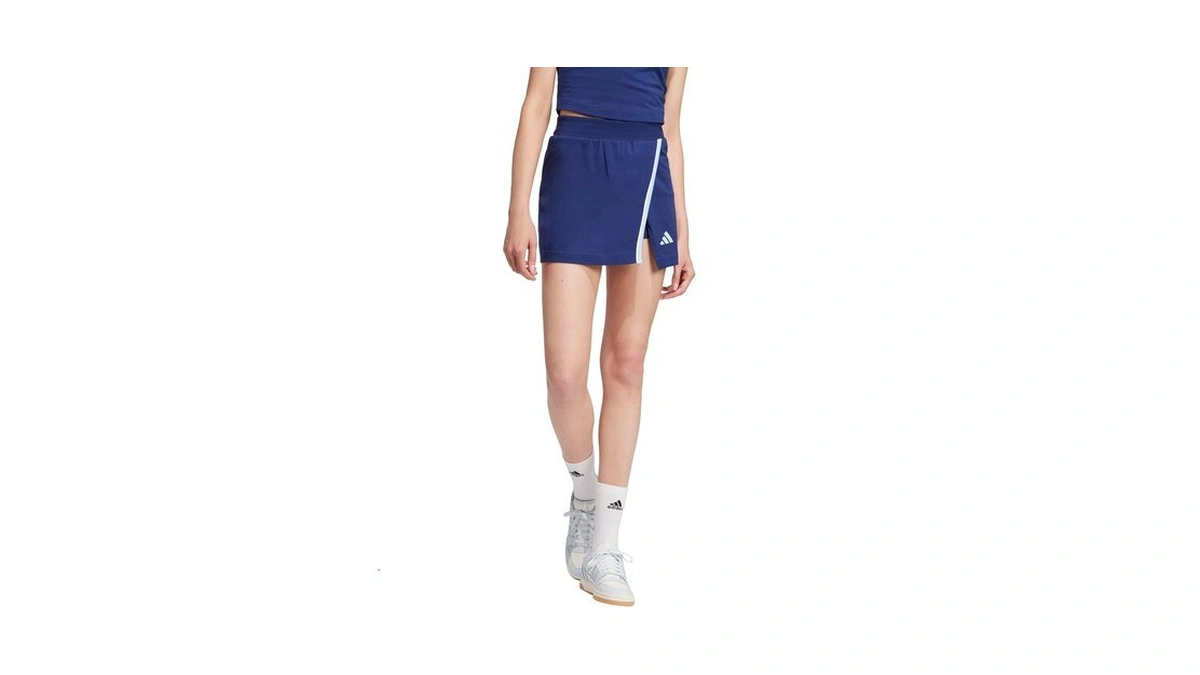 Adidas Women's Colorblock Sportswear Skort, Dark Blue, X-small