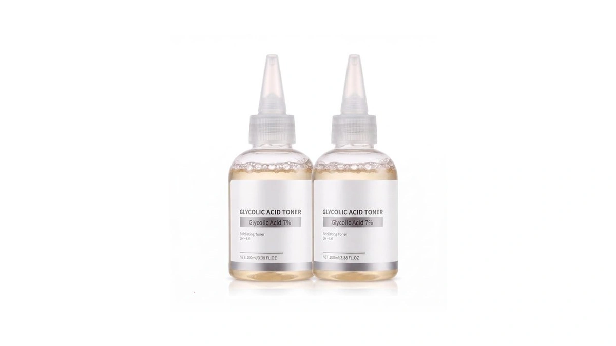 Gihen 7% Glycolic Acid Exfoliating Toner 2pack, Gently Exfoliates To