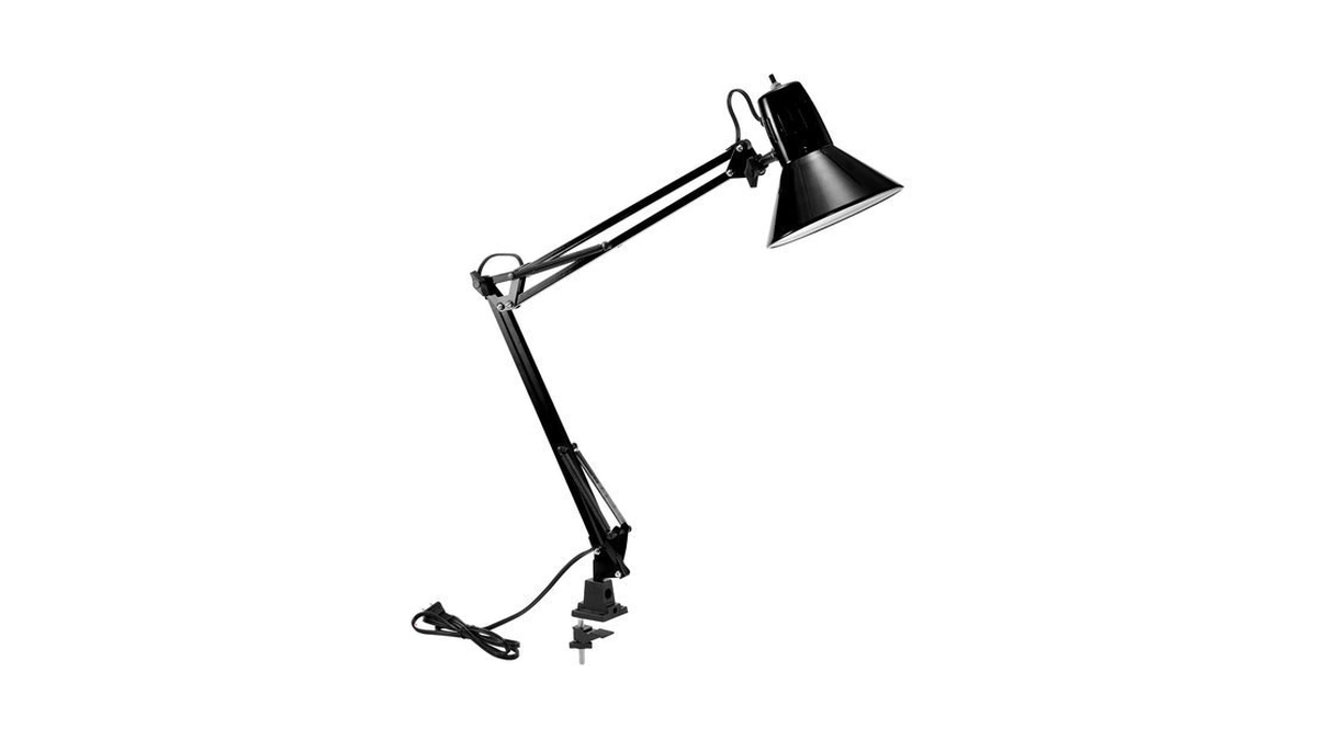 Bostitch Office Vlf100 Led Swing Arm Desk Lamp With Clamp