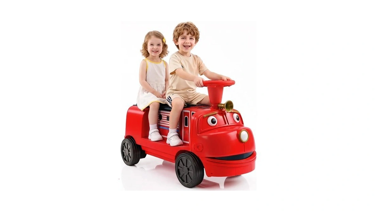 12v Ride On Train Trackless, Chuggington Licensed 2 Seater Ride