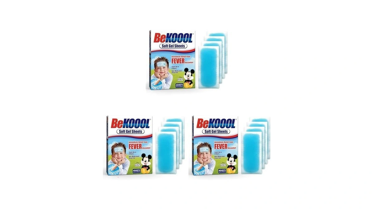 Bekoool Soft Gel Sheets For Kids For Cooling Relief From