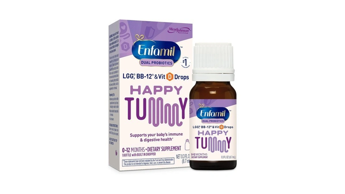 Enfamil Dual Probiotics Drops, Baby Probiotic Drops, 8.7 Ml Bottle