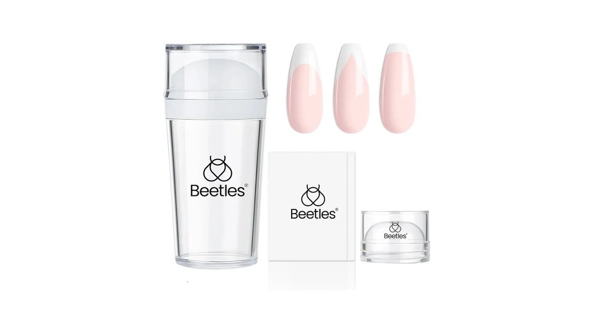 Beetles Nail Stamp French Tip Tool, 4pcs Single Head Nail