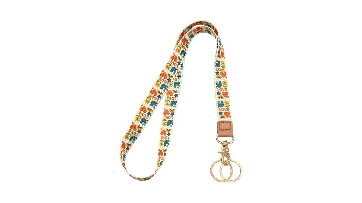 Jusen Badge Lanyard For Keys,long Neck Strap With Metal Hook