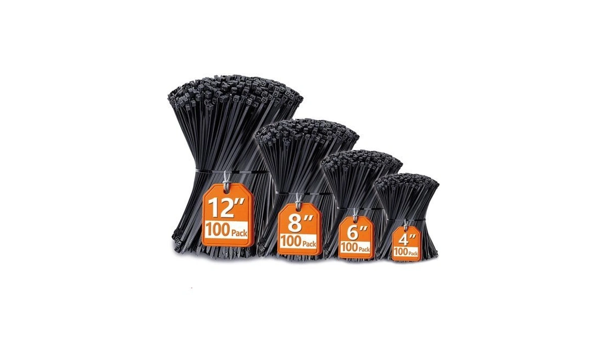 Amazon : Zip Ties Assorted Sizes(4”+6”+8”+12”), 4
