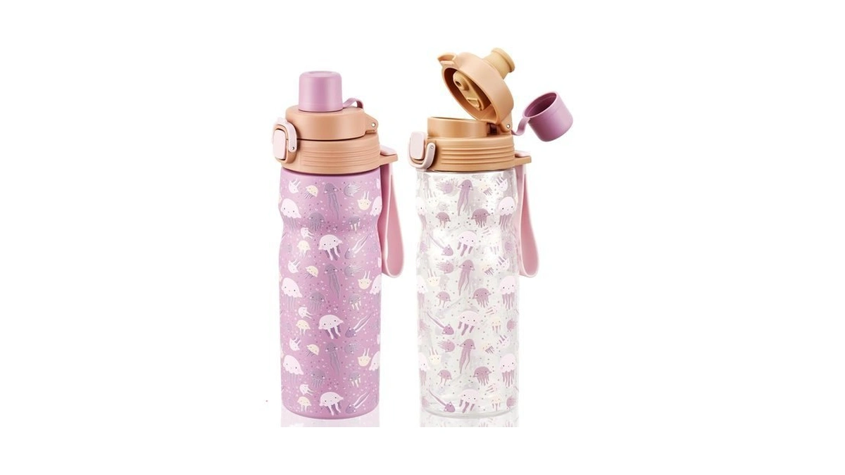 Maison Huis Kids Water Bottles 2 Pack, 18/8 Stainless Steel