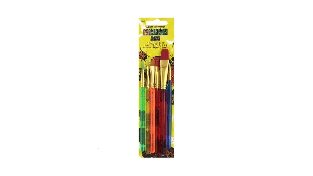Art Advantage Brush Set Triangle Handle 6pc