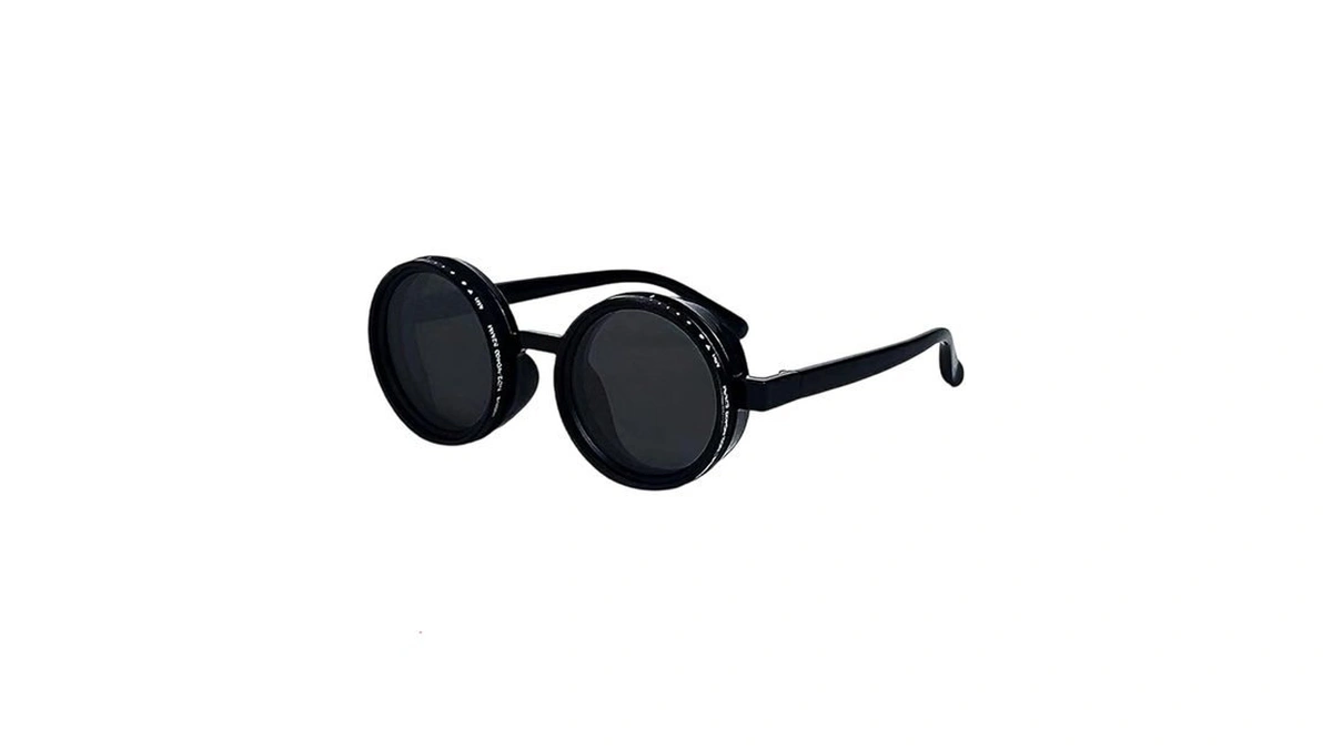 Goggles For Adults, Circular Retro Multi Level Dimming Lens Polarization