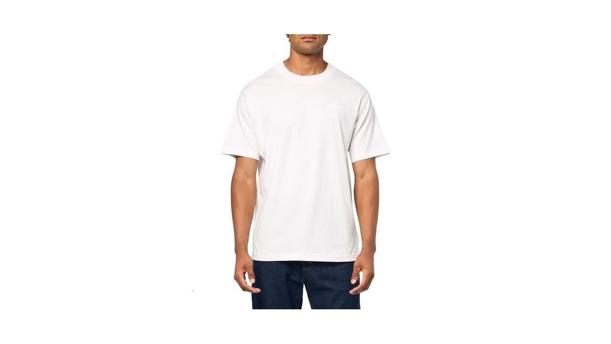 New Balance Men's Sport Essentials Cotton T-shirt, Pink Salt, Small