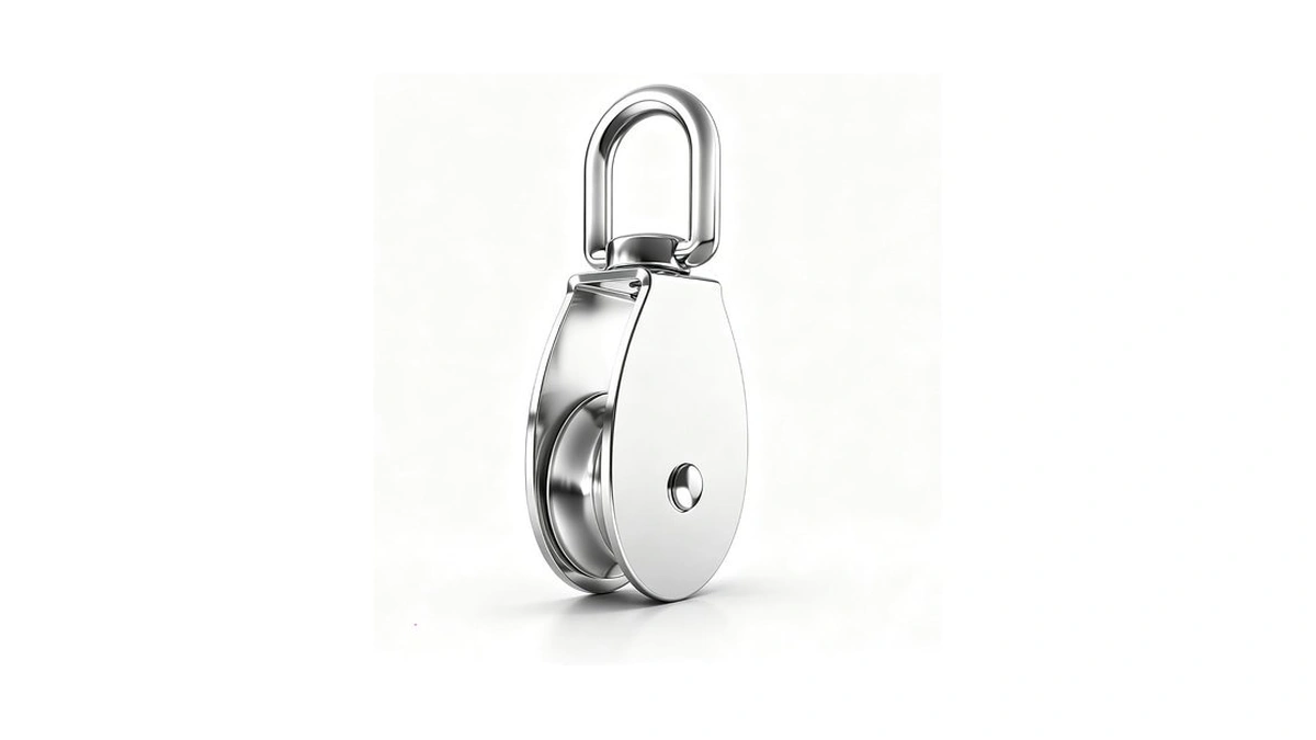 360° Swivel 304 Stainless Steel Single Pulley For Lifting &