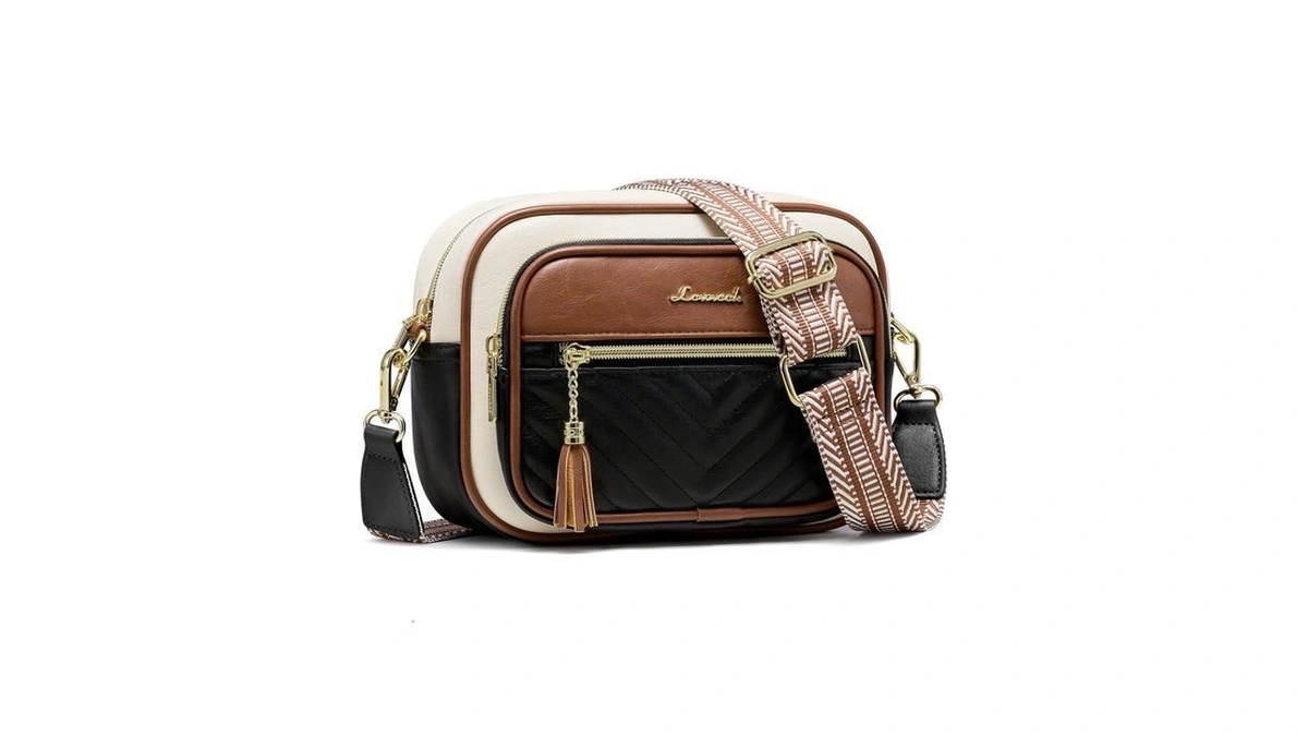Lovevook Small Crossbody Bag For Women Quilted Pu Leather Shoulder