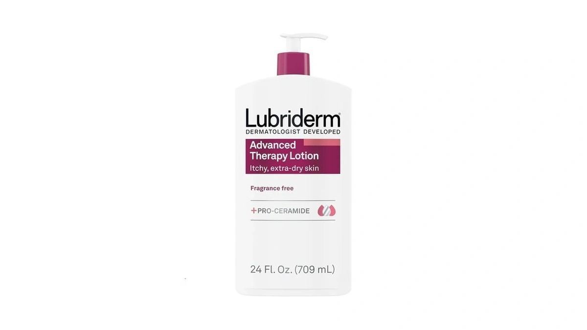 Lubriderm Advanced Therapy Hand & Body Lotion, Fragrance Free, 24