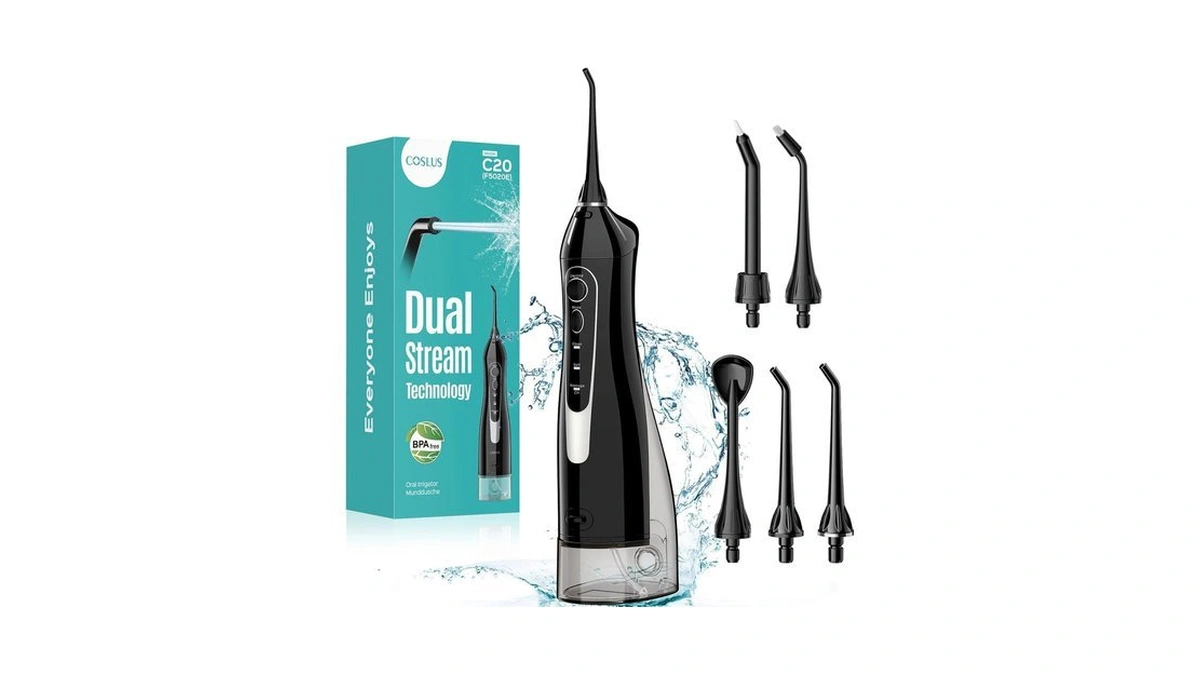 Coslus Ada Accepted C20 Water Dental Flosser Pick, Professional Set