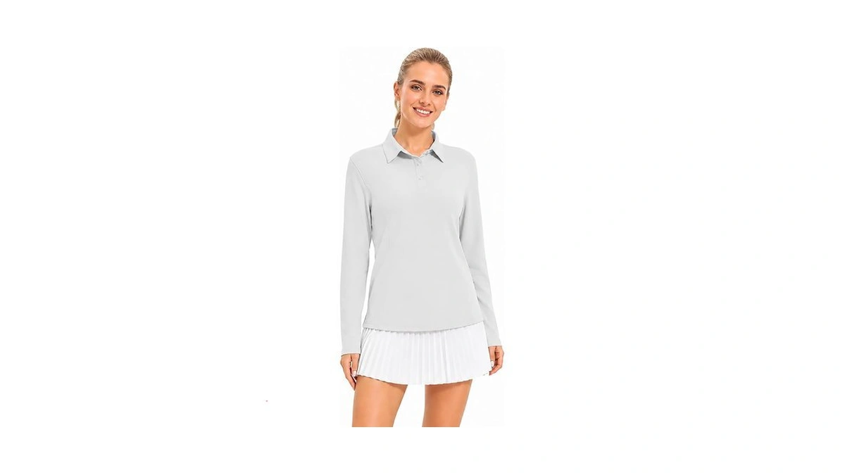 Frevontica Womens Golf Polo Shirt Performance Moisture Wicking Athletic Top